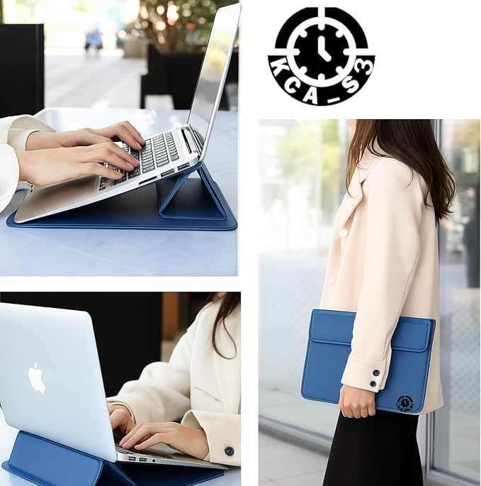 Blue Laptop Cover 11-13.3 Inch ONLY Surface Pro 7 8 9 10 X Laptop 3 4 5 MacBook Air Pro 13" Huawei MateBook 13 X Pro Dell XPS 13 HP Pavilion x360 Protective Case, Not for 14-16”