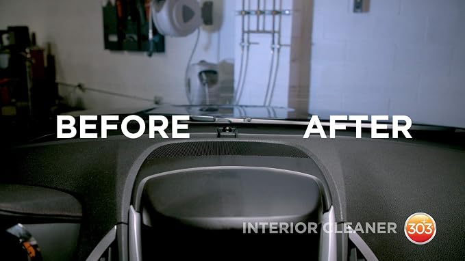 303 Products Interior Cleaner for Cars, All-Surface Auto Cleaner – Safe on Touch Screens & LCD, Residue-Free, Streak-Free Finish for Glass & Dash, 16 oz