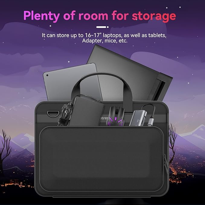 Smatree Heavy Duty Hard Case for 16 inch MSI Crosshair A13VGK-815US, for Pulse 16 AI C1V/Pulse 15/Pulse GL66, for Raider GE68 HX/GE67 HX, for Katana 15/GF66, for Sword 16/15, for MSI Vector GP66