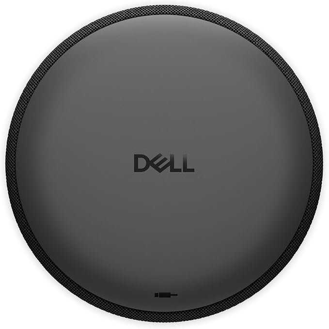 Dell Pro Wired Speakerphone - SP325 - USB-C, Zoom/Microsoft Teams Certified, 4 Omnidirectional Microphones, AI-Based Noise Cancellation Microphones
