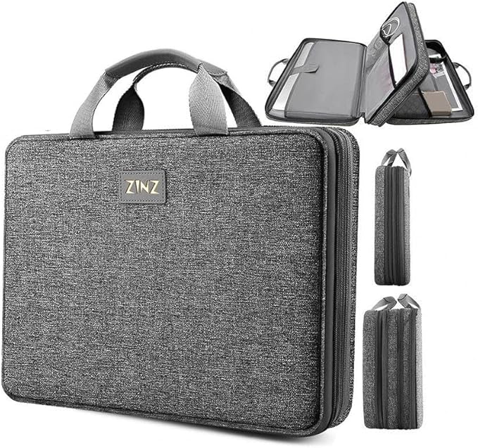 ZINZ Expandable Laptop Case 15.6 Inch Sleeve, Protective Carrying Case Compatible with MacBook Neo 16", MacBook Pro 16"/15.4", Dell XPS 16" and Most 15" 15.6" 16" Notebook，MG01Y01