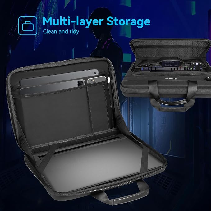 Smatree Heavy Duty Hard Case Compatible for 17.3 inch ASUS ROG Strix Scar 17 SE 2022, for ROG Strix Scar 17 2023/2022/2021, for 17.3 inch ASUS ROG Strix G17 2023/2022/2021 Gaming Laptop (A800XL)