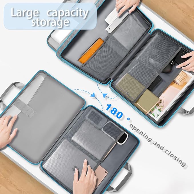 ZINZ Expandable Laptop Case 15.6 Inch Sleeve, Protective Carrying Case Compatible with MacBook Neo 16", MacBook Pro 16"/15.4", Dell XPS 16" and Most 15" 15.6" 16" Notebook，G01Y01