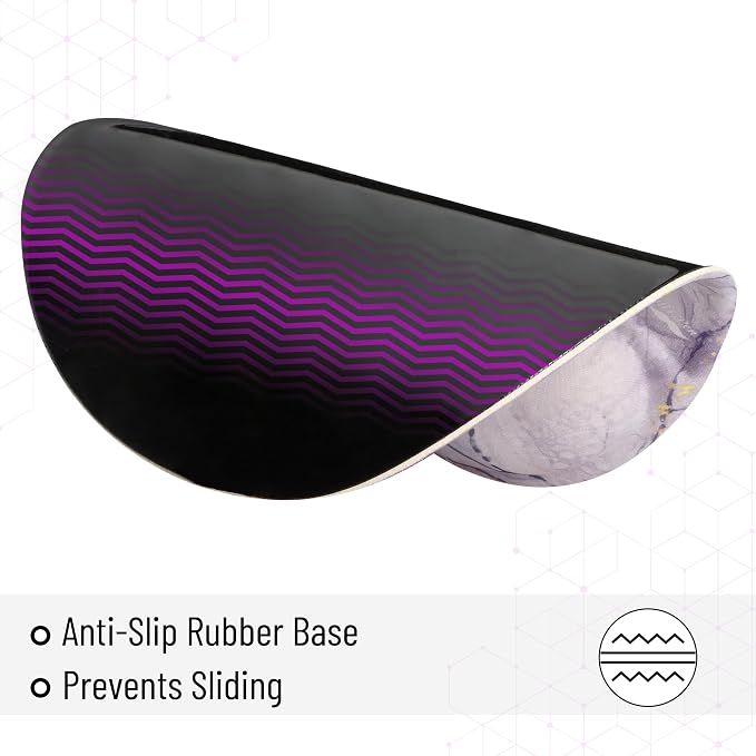 Mr. Pen- Ergonomic Mouse Pad with Wrist Rest, Pink Marble Luxe Design, Breathable Fabric with Memory Foam Cushion, Non-Slip Rubber Base, Gel Mouse Pad with Wrist Support