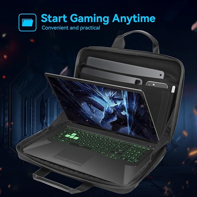 Smatree Heavy Duty Hard Case for 17.3 inch ASUS TUF Gaming A17 2023/2022/2021, for ASUS TUF Gaming F17 2023/2022/2021, for ROG Zephyrus S17 Series Protective Bag(A800XL)