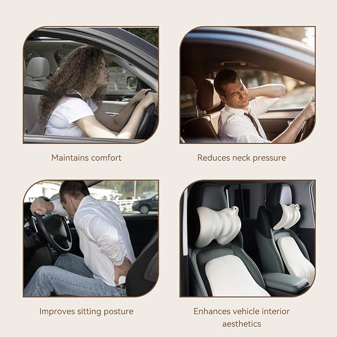 1Pcs Black Lumbar Support Pillow Multi-Functional Back Cushion For Car,Office Chair, Or Gaming Chair Use,100% Memory Foam Back Cushion For Lower Back Pain,Breathable Micro-Channel Design-Ergonomic.