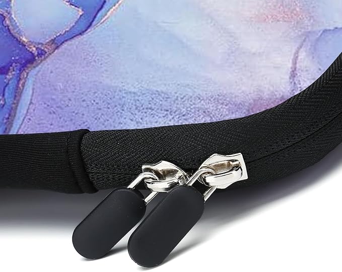 15.6" Laptop Sleeve 14" 15" 15.4" Chromebook Case Ultrabook Case Notebook Sleeves PC Messenger Bag (Purple)