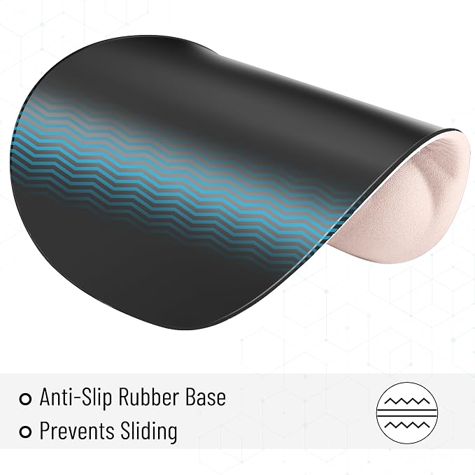 Mr. Pen- Ergonomic Mouse Pad with Wrist Rest, Breathable Fabric with Memory Foam Cushion, Non-Slip Rubber Base, Gel Mouse Pad with Wrist Support