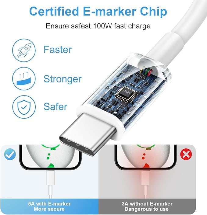 iPhone 17 16 15 Fast Charging 10FT Long USB C Charger Type C Charger 3 Pack Fast Charger USB C for iPhone 17/17 Plus/17 Pro/17 Pro Max/16/16 Plus/16 Pro Max/15/15 Pro Max,Samsung