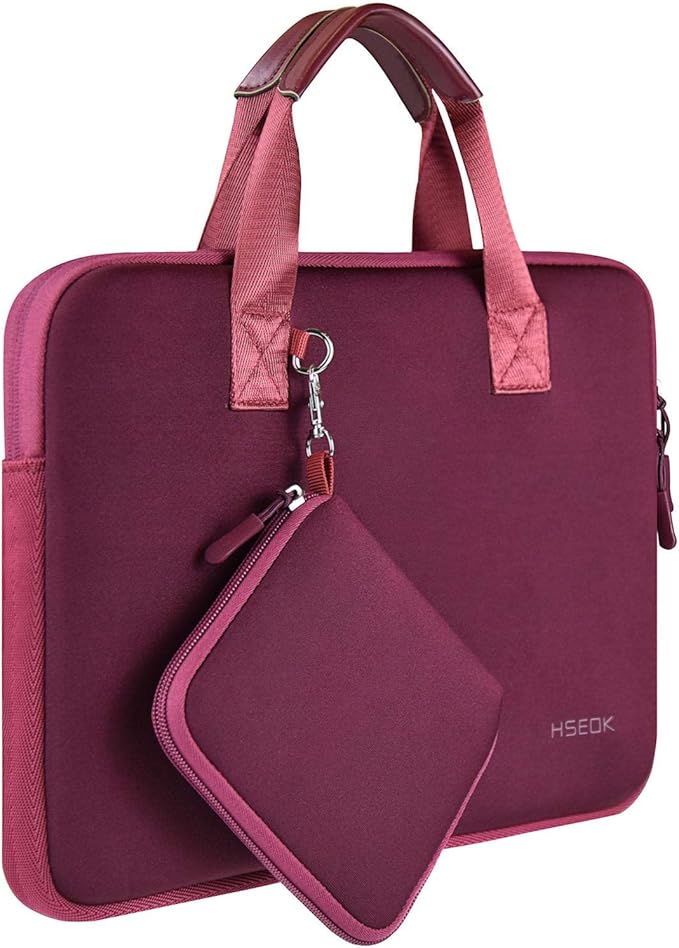 11.6 12.9 13 inch Elastic Laptop Sleeve with Small Case Compatible with 13 inch MacBook Neo Air Pro M5/M4/M3/M2/M1, iPad 13 12.9, XPS 13 and Most 11.6 12.9 13 inch Notebooks Tablets,R02D01