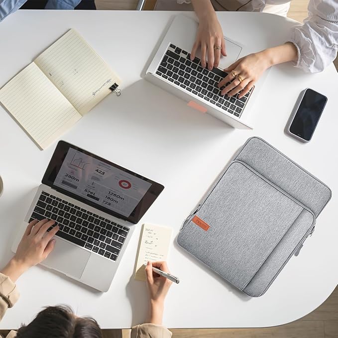 TiMOVO Laptop Sleeve Bag for MacBook Neo 13 inch 2026 Model A3404 with A18 Pro Chip, Carrying Case with Shoulder Strap,Light Gray