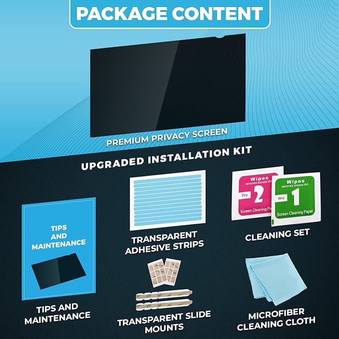 Privacy Screen Filter for 35 Inches Desktop Computer Widescreen Monitor, Aspect Ratio 21:9