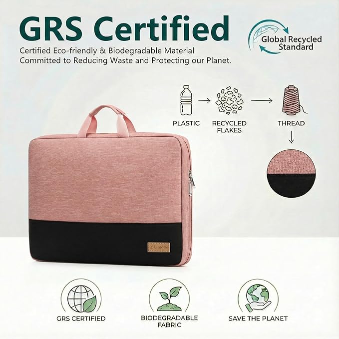 bagasin Laptop Sleeve Case, 15 15.6 16 inch TSA Laptop Sleeve Water Resistant with 4-Layer Protection, Computer Carrying Bag Compatible with MacBook, HP, Dell, Lenovo, Asus Notebook