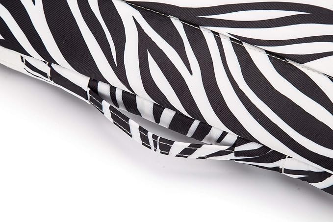 Kinmac 360° Heavy Duty Protective Laptop Computer Sleeve case Bag Cover with Handle for MacBook Pro 14 inch,14 inch-14.4 inch HP Lenovo Dell ASUS Acer Laptop (Zebras)