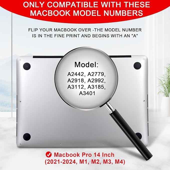 ZOEGAA Magnetic Privacy Screen for Macbook Pro 14 Inch (2021-2026, M1, M2, M3, M4, M5, Pro, Max), Removable Laptop Privacy Screen, Anti Blue Light Glare Filter for Mac Pro 14.2" Laptop Computer