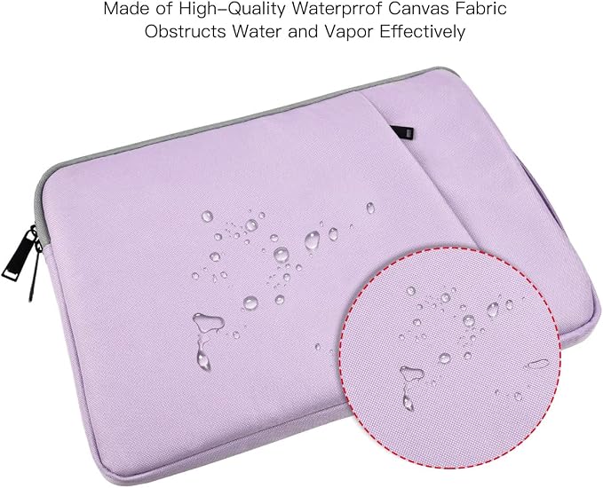 Laptop Sleeve 14 Inch Laptop Case Computer Bag for 15 inch New MacBook Air M4 A3241 M3 A3114 M2 A2941 2025-2023, Purple