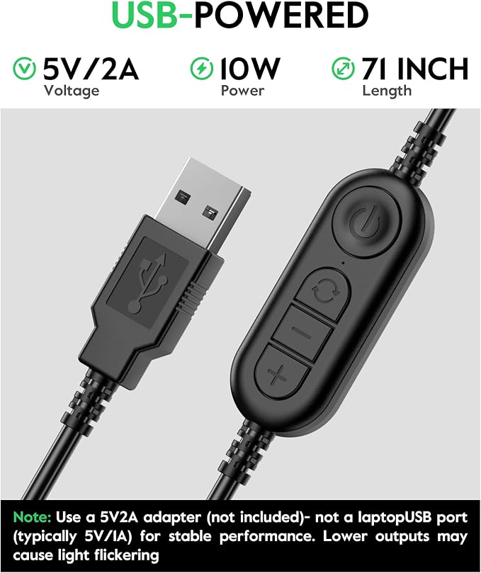 2 Pack Zoom Lighting for Computer, 5“ Small Lighting for Video Call/Conference/Streaming, 50 Modes CRI>97.8, 3000K-6500K, Ring Light with Stand for Laptop/Monitor/Webcam