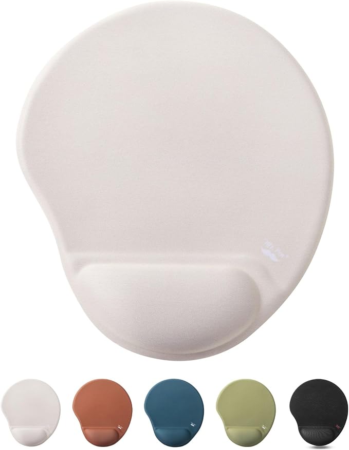 Mr. Pen- Ergonomic Mouse Pad with Wrist Rest, Breathable Fabric with Memory Foam Cushion, Non-Slip Rubber Base, Gel Mouse Pad with Wrist Support