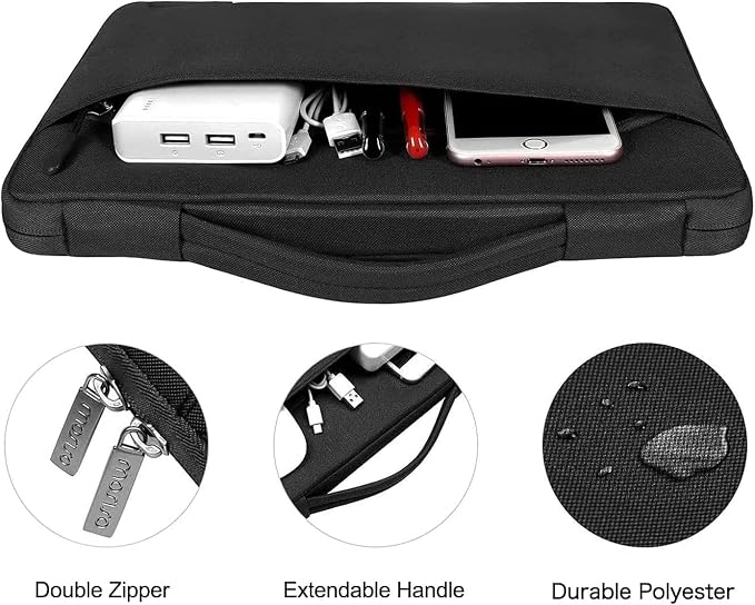 MOSISO Compatible with MacBook Pro 14 inch Case M5 2026 M4 M3 M2 M1 2025-2021 A3427 A3426 A3434 A3112 A3185 A3401 A2918 A2992 A2779 A2442, Case&Bag&Keyboard Skin&Webcam Cover&ScreenFilm, Black