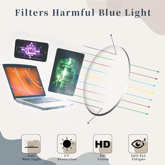 FEISEDY Fashion Cat Eye Blue Light Blocking Glasses for Women Fake Retro Eyeglasses Oversized Stylish Eyewear Frame B0240