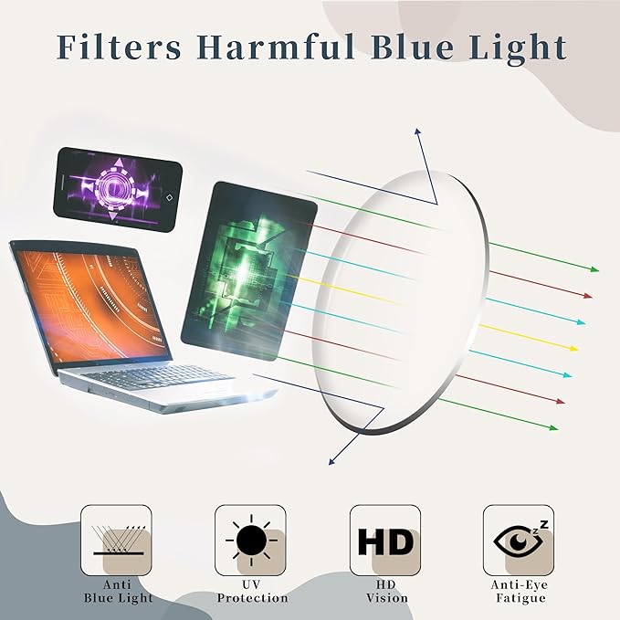 FEISEDY Fashion Cat Eye Blue Light Blocking Glasses for Women Fake Retro Eyeglasses Oversized Stylish Eyewear Frame B0240