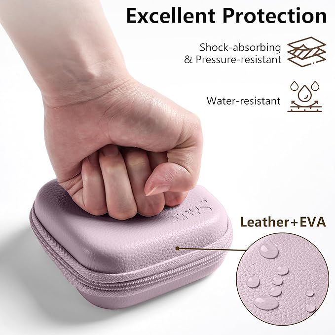 Charger Case for Macbook, Portable Tech Electronic Organizer Bag, Small Travel Storage Pouch for Laptop Accessories, MacBook Power Adapter, Charging Cords, USB Drives, Power Bank (Purple, M)