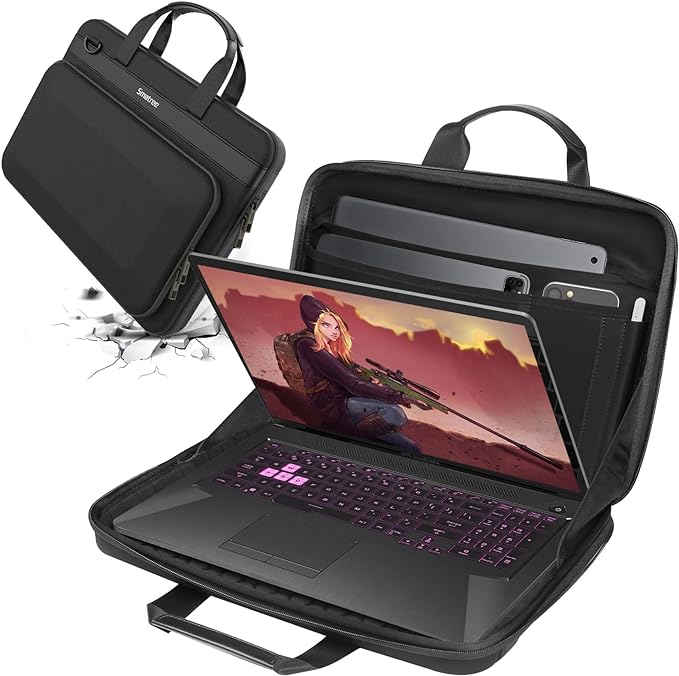 Smatree Heavy Duty Hard Case for 16 inch DELL Pro Max 16 Plus MB16250/16 MC16250/16 MC16255, for 16 inch DELL G16 7630 Gaming Laptop, for 15.6 inch G15 5530/5535 Gaming Laptop Hard Carry Case (A800)