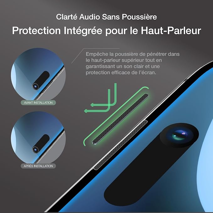 AMAZINGthing for iPhone 16 Pro [Titan - Full Glass] Screen Protector, Ultra Clear, 9H Tempered Glass, Built-in Dust Filter Full Coverage, Case‑Friendly, Oleophobic, Easy Installation, 2 Pack