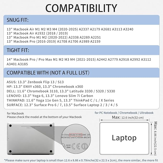 RAINYEAR 13 Inch Laptop Sleeve Case Compatible with 13 Inch MacBook Neo A18 A3404 13.3 Inch MacBook Air/Pro M1 M2 M3 M4 M5 A3449, Protective Soft Padded Laptop Carrying Bag Cover, Khaki