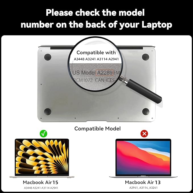 IPROKKO 360° Privacy Screen (Matte) for MacBook Air 15 inch (2026 2025 2024 2023,M5,M4,M3,M2), 4-Way Anti Glare Spy Blue Light Filter 15.3" Mac Laptop Screen Protector Shield [Bubble Free Easy Install]