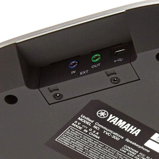 YAMAHA YVC-330 Portable USB & Bluetooth Conference Phone Featuring. SoundCap Technology (Renewed)