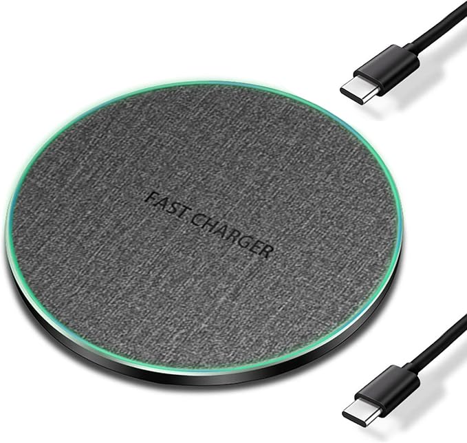 20W Fast Wireless Charger Pad,Wireless Phone Charging Station Compatible with iPhone 17/16/15/14/13/12/11/SE/AirPods,Fast Charge for Samsung Galaxy S25/S24/S23/S22/Note/Buds/Buds +,Pixel,LG G8/7