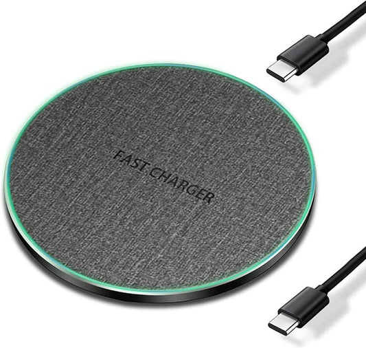 20W Fast Wireless Charger Pad,Wireless Phone Charging Station Compatible with iPhone 17/16/15/14/13/12/11/SE/AirPods,Fast Charge for Samsung Galaxy S25/S24/S23/S22/Note/Buds/Buds +,Pixel,LG G8/7