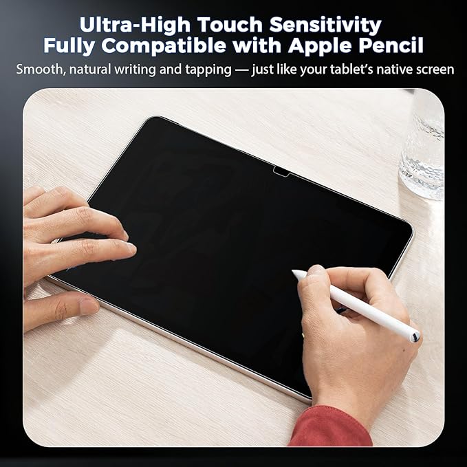 Matte Privacy Screen Protector for Pad 11th A16 2025 11" & 10th 2022 10.9" , Anti Glare Spy Private Filter for Pad A16, High Sensitive Bubble-Free Easy Install Black Security Screen, 1 Pack