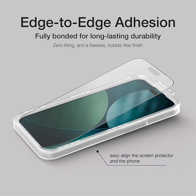 AMAZINGthing for iPhone 17 [Titan Filter 7 - Matte Glass] Screen Protector, Anti-Glare Matte, 9H Tempered Glass, Full Coverage, Case‑Friendly, Oleophobic, Alignement Frame, 2 Pack