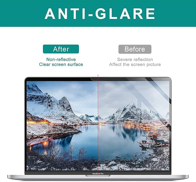 ZOEGAA MacBook Pro 16 Inch Screen Protector 2021-2026, Eye Care Anti Blue Light & Anti Glare Screen Protector, Compatible with MacBook Pro 16.2 Inch (M5, M4, M3, M2, M1,Pro,Max,Chip)