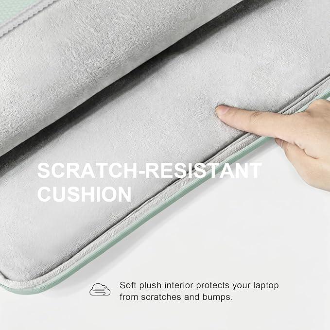 Lacdo Laptop Sleeve Case for 14 inch MacBook Pro M5 Pro/Max A3426 A3427 (2026), M5/M4/M3/M2/M1 A3434 A3112 A3401 A3185 A2918 A2992 2025-2021, 13.8 inch Microsoft Surface Laptop 7th Computer Bag, Green