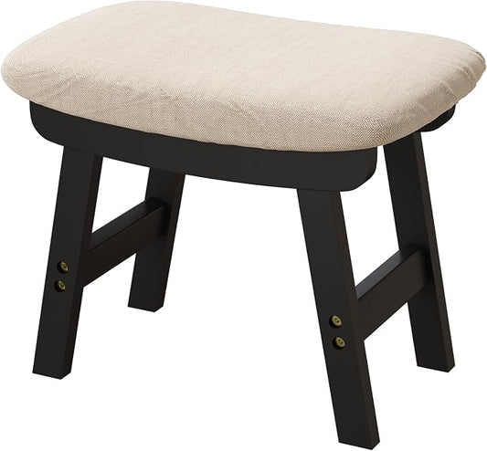viewcare Foot Stool, Foot Stool Small, Ottoman Wood Foot Rest for Living Room, Bedroom, and Kitchen