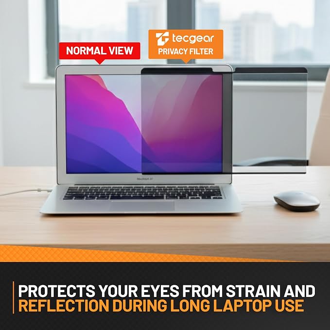 Privacy Screen Filter 15 Inch | MacBook 15 Inch M1 Privacy Filter | Magnetic Laptop Screen Protector | Anti Glare Blue Light Blocking Magnetic Guard | Matte Eye Protection