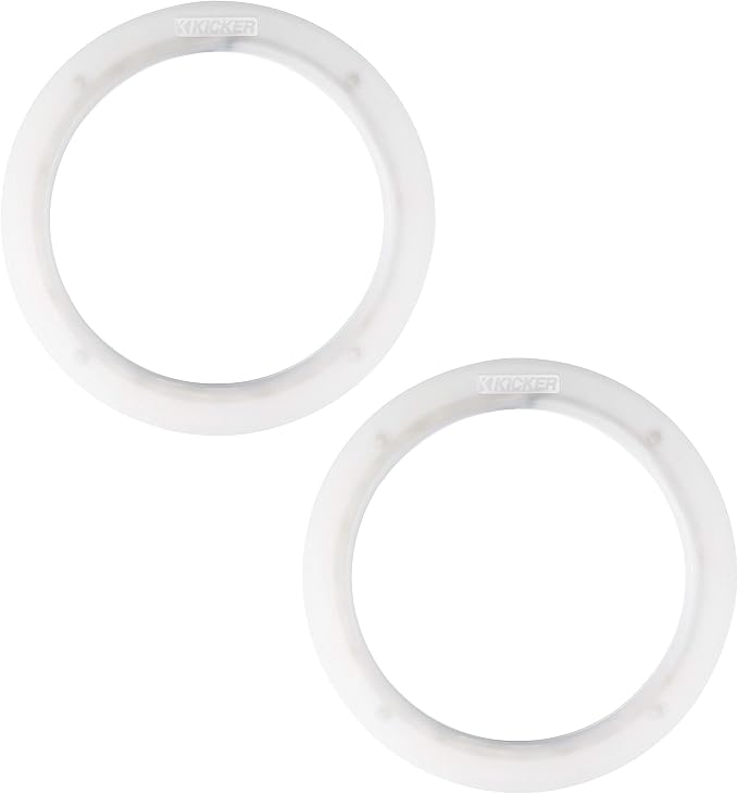 Kicker 47KLSR65 6.5" Weather Proof Led Lighted Speaker Ring, Pair