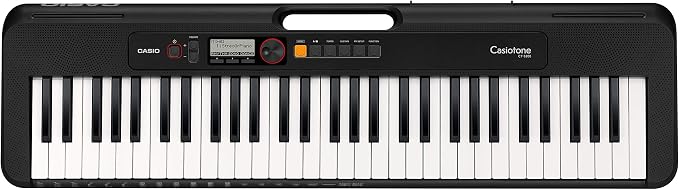 Casio CT-S200BK EPA 61-Key Premium Keyboard Package with Headphones, Stand, Power Supply, 6-Foot USB Cable and eMedia Instructional Software, Black
