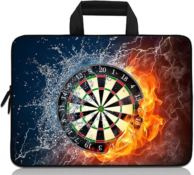 14 15 15.4 15.6 inch Laptop Handle Bag Computer Protect Case Pouch Holder Notebook Sleeve Neoprene Cover Soft Carrying Travel for Dell Lenovo Toshiba HP Chromebook ASUS Acer (Dart Fire)