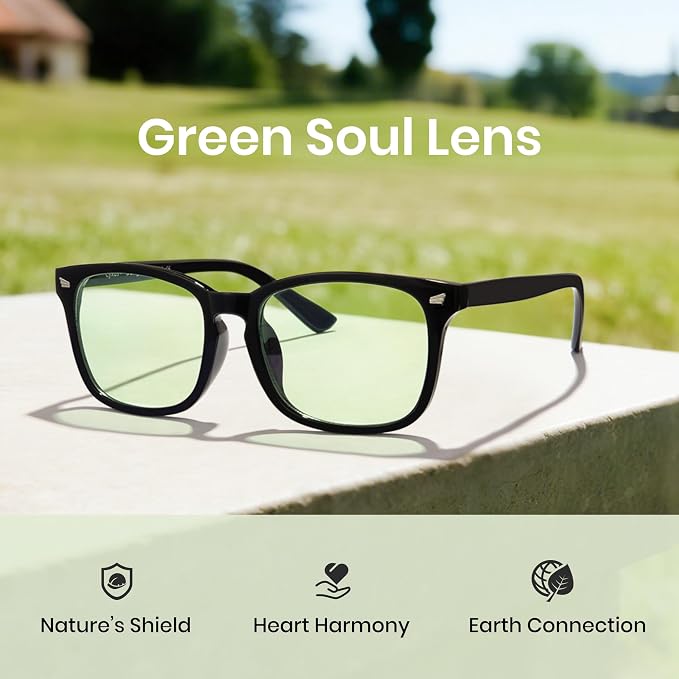 Cyxus Blue Light Glasses Men Women Reduce Eye Strain UV Blocking for Office Work Computer Screen 8082