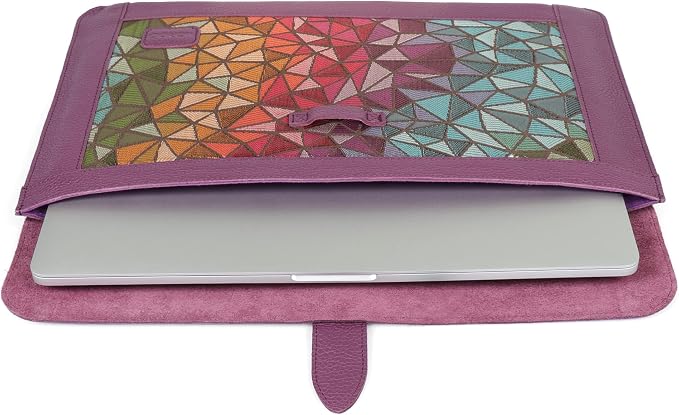 LONDO Leather Sleeve Compatible with MacBook Pro 16 & MacBook Pro 15 Inch (M5, M4, M3, M2, M1, Pro, Max), Premium Top Grain Leather Laptop Bag, 2020 to 2026 Models