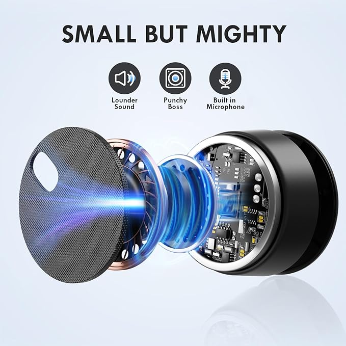 USB Computer Speakers, PC Speaker with Microphone, 2 Sound Modes, Laptop Speaker with Mic, Hand Free Enhanced Voice Pick up, Compatible with Zoom for Video Meeting, Skype, Gaming, Zoom, Plug & Play