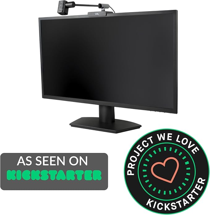 CA Essential Webcam Flex (WC-Flex) – Multi-function HD webcam with three mounting positions, Center View for better eye contact, Table View for desktop sharing and Traditional View on top of a monitor