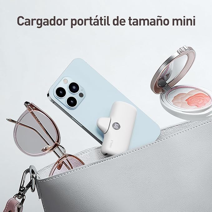 iWALK USB-C Portable Charger for iPhone 15/16: Mini 20W 4,800mAh Wireless Power Bank Fast Charging Travel Battery Pack Compatible with iPhone 16/15/15 Plus/15 Pro/15 Pro Max, Andriod Phone Samsung