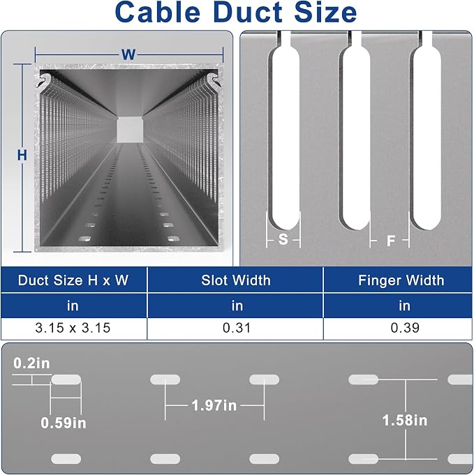 ZhiYo 3x3in Cable Raceway, 6.6ft Large Wire Tray, Cord Hider for Network Cable Management, Wire Covers for Cords Computer Under Desk, Cord Cover Wall Cable Hider Cable Cover, Gray