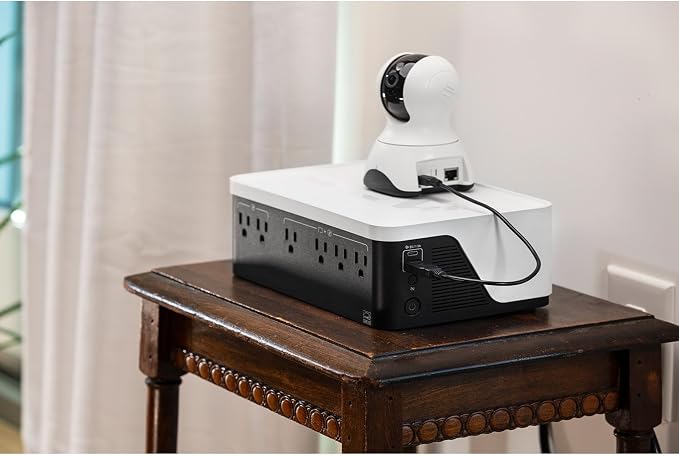 APC Back-UPS 700VA / 420W UPS Battery Backup Surge Protector, 6 Outlets, Type C Charger, BE700G3 Uninterruptible Power Supply for Home Office & Wi-Fi