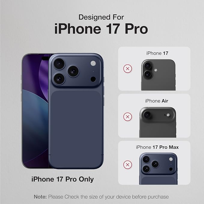 AMAZINGthing for iPhone 17 Pro [Titan Filter 7 - Privacy Glass] Screen Protector, Privacy Viewing, 9H Tempered Glass, Full Coverage, Case‑Friendly, Oleophobic, Alignement Frame, 2 Pack